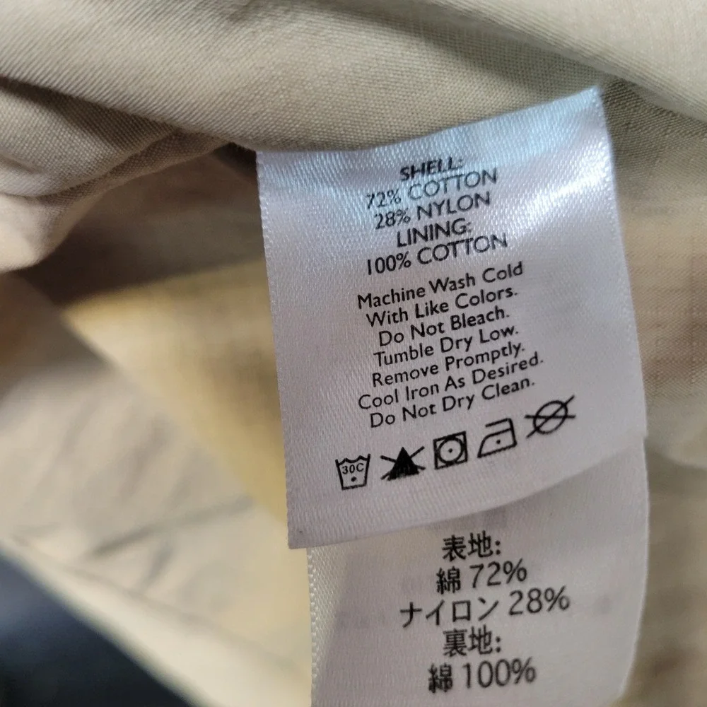Eddie Bauer Mens Khaki Utility Vest Size L Lightweight Outdoor Travel Pockets - Picture 7 of 10